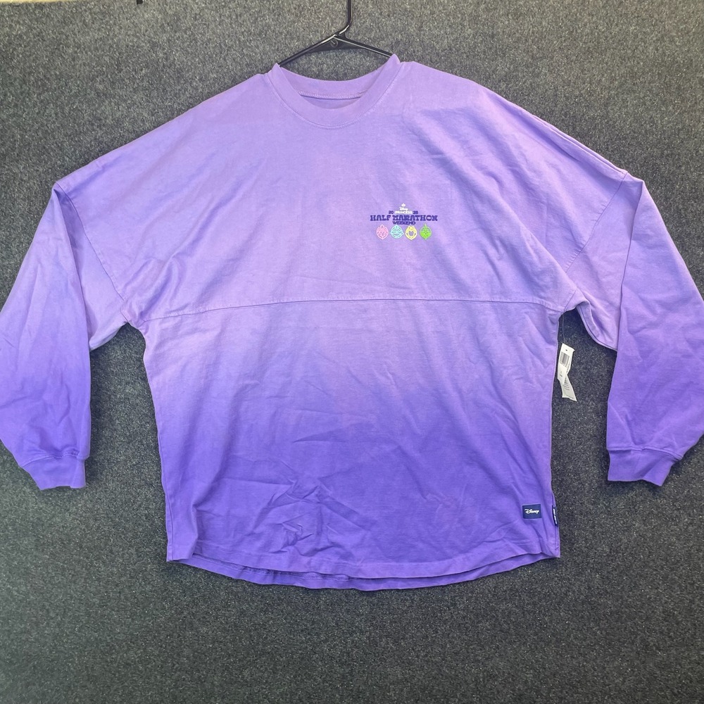 Disney Princess Spirit Jersey Purple Ombre 2023 Half Marathon runDisney XL NWT